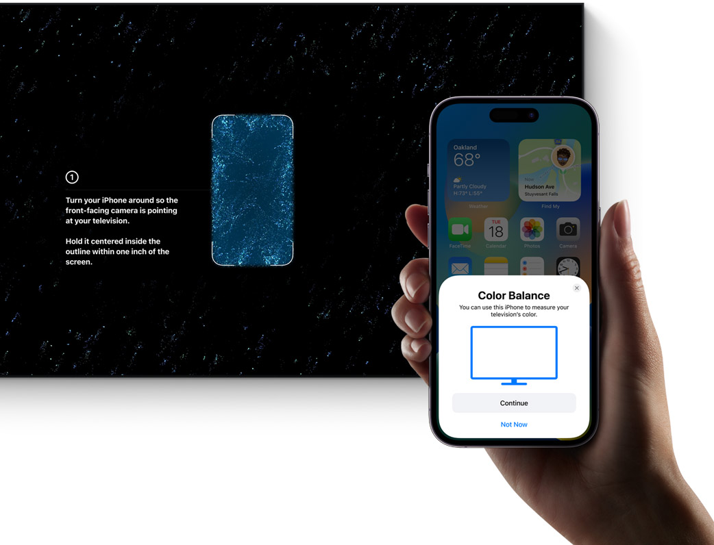 Калібрування кольорів за допомогую iPhone в Apple TV 4K 2022