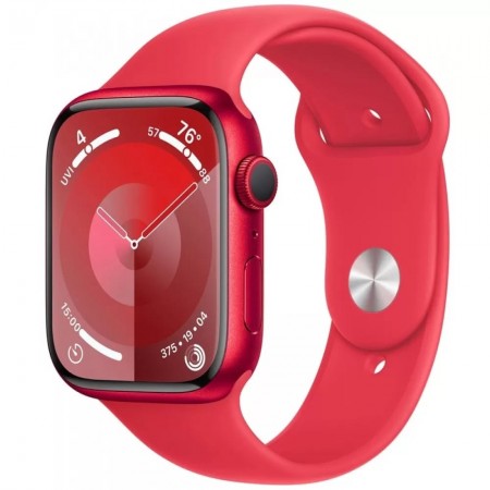 Apple Watch Series 9 GPS 41mm Red Aluminum Case with Red Sport Band (MRXH3) M/L