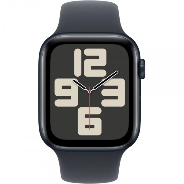 Apple Watch SE 2 2024 GPS 40mm Midnight Aluminum Case with Midnight Sport Band S/M (MXE73)