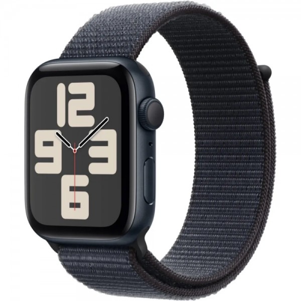 Apple Watch SE 2 2024 GPS 40mm Midnight Aluminum Case with Ink Sport Loop (MXEA3)