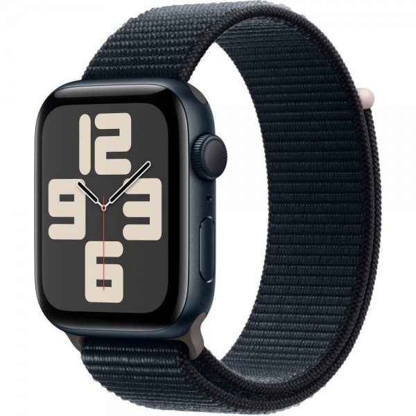 Apple Watch SE 2 2023 GPS 40mm Midnight Aluminum Case with Midnight Sport Loop (MRE03)