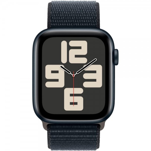 Apple Watch SE 2 2023 GPS 40mm Midnight Aluminum Case with Midnight Sport Loop (MRE03)