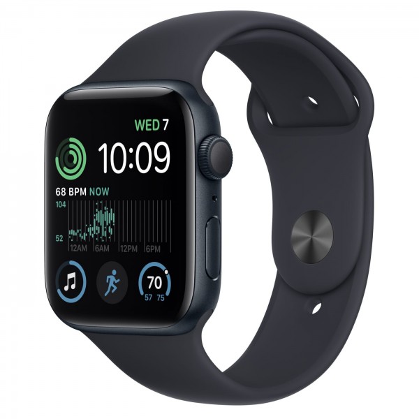 Apple Watch SE 2 GPS 40mm Midnight Aluminum Case with Midnight Sport Band (MNJT3)