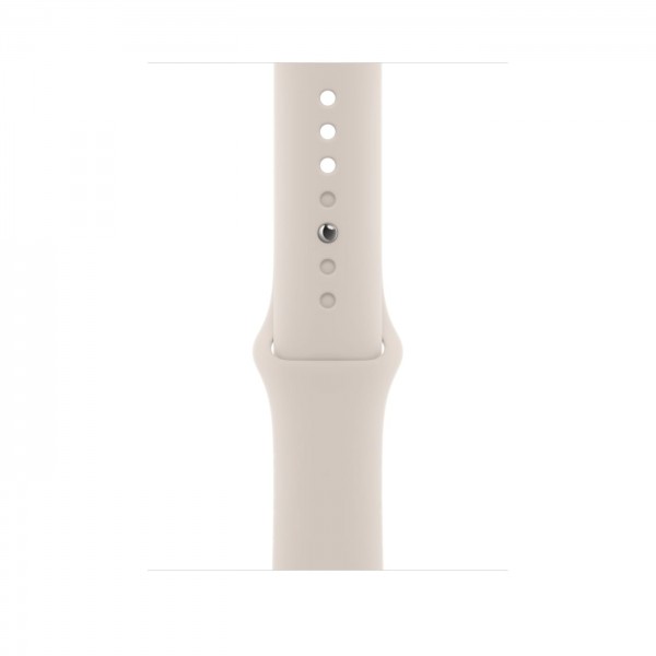Apple Watch SE 2 GPS 44mm Starlight Aluminum Case with Starlight Sport Band (MNJX3)