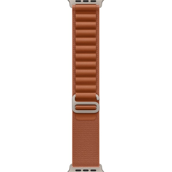  Apple Watch Ultra 3 GPS 49mm Natural Titanium Case with Terra Cotta Alpine Loop - Small (MF1V4+MFTA4)
