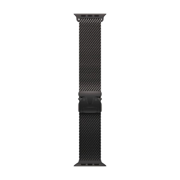 Apple Watch Ultra 3 GPS 49mm Black Titanium Case with Black Titanium Milanese Loop - Large (MF1T4)