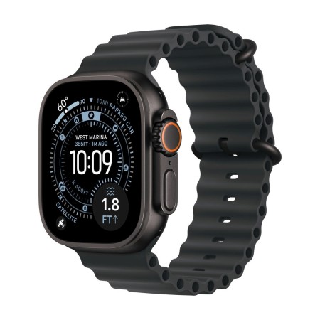 Apple Watch Ultra 3 GPS 49mm Black Titanium Case with Black Ocean Band (MF0J4)