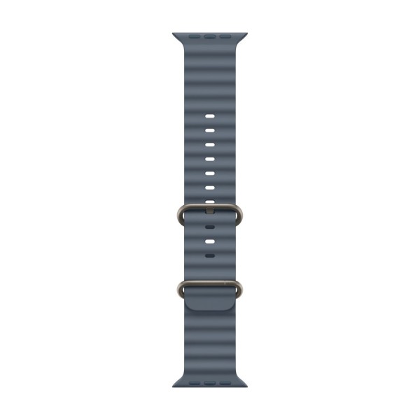  Apple Watch Ultra 3 GPS 49mm Natural Titanium Case with Anchor Blue Ocean Band (MEWH4)