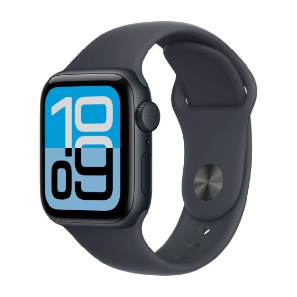 Apple Watch SE 3 GPS 40mm Midnight Aluminium Case with Midnight Sport Band S/M (MEH94)