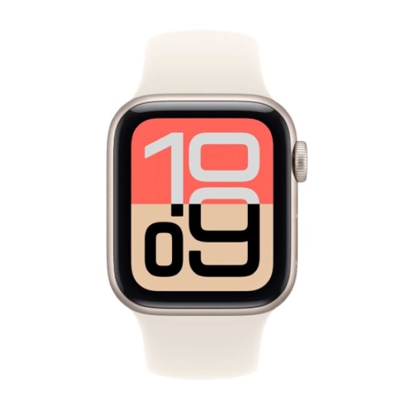 Apple Watch SE 3 GPS 40mm Starlight Aluminium Case with Starlight Sport Band S/M (MEH34) 