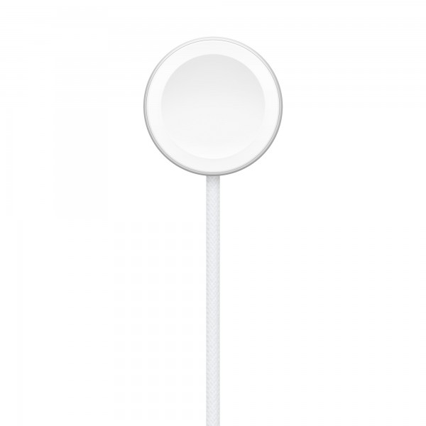 Бездротовий зарядний пристрій Apple Watch Magnetic Fast Charger to USB-C 1m White (MT0H3)