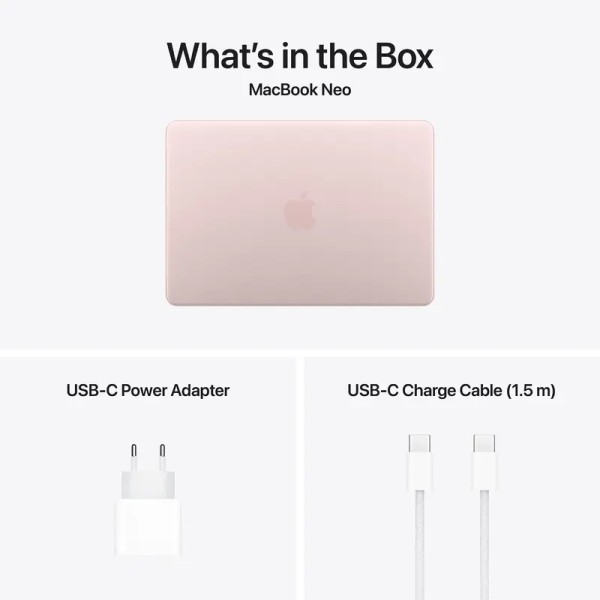 Apple MacBook Neo A18 Pro Chip 13" 8Gb/512Gb Blush 2026 (MHFJ4)