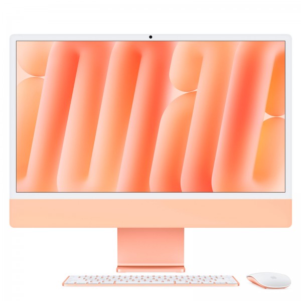 Моноблок Apple iMac 24" M4 Chip 16 Gb/256 Gb/8 GPU Orange 2024 (MWUJ3)