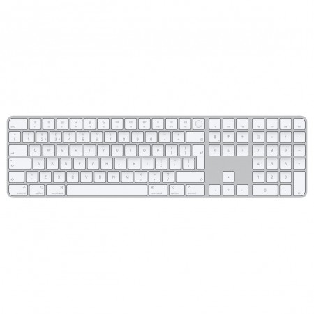 Клавіатура Magic Keyboard with Touch ID and Numeric Keypad English (MK2C3) White