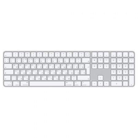 Клавіатура Magic Keyboard with Touch ID and Numeric Keypad Rus (MK2C3/RS) White