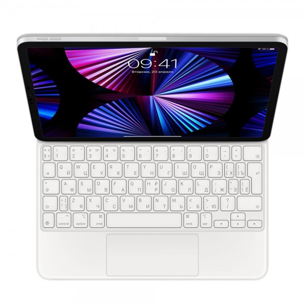 Чохол-клавіатура Apple Magic Keyboard для iPad Pro 11" 2021 3nd Gen/iPad Air 5th gen (MJQJ3) White