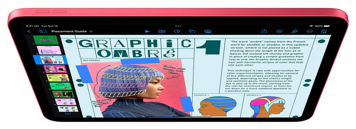 Графічні роботи на Apple iPad 10 2022 10.9