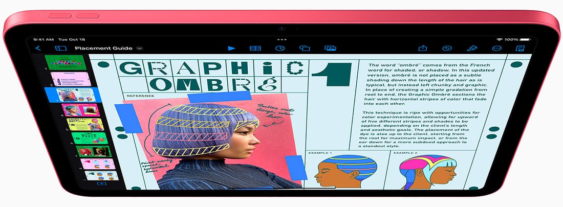Графічні роботи на Apple iPad 10 2022 10.9