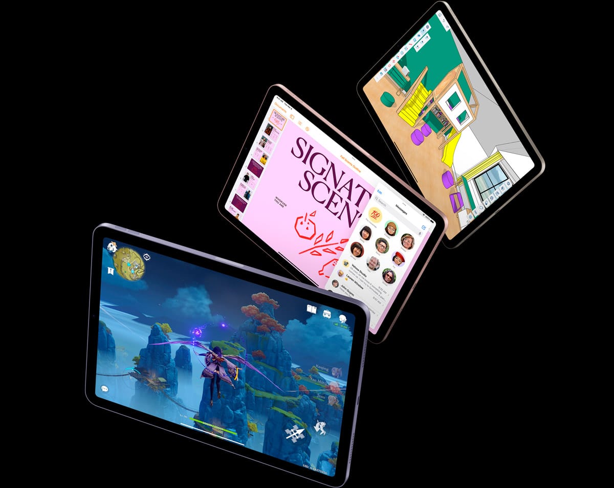 Apple iPad Air 5 (2022) Wi-Fi 64 Gb Purple (MME23) | znayomi.com