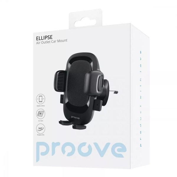 Тримач в автомобіль Proove Ellipse Air Outlet Car Mount (Чорний)