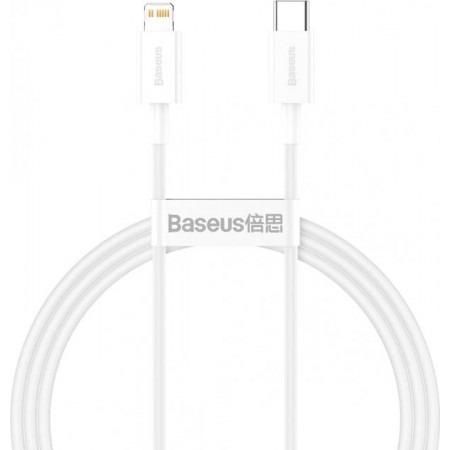 Кабель Baseus Superior Series Fast Charging Type-c to Lightning PD 20W 1м (Білий)