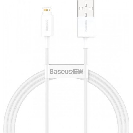 Lightning-кабель Baseus Superior Series Fast Charging 2.4А 1м (Білий)