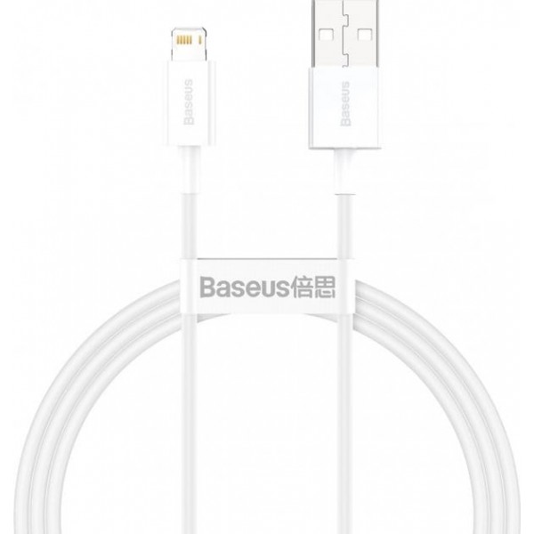 Lightning-кабель Baseus Superior Series Fast Charging 2.4А 1м (Білий)