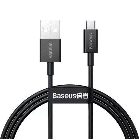 Micro-usb кабель Baseus Superior Series Fast Charging 2А 1м (Чорный)
