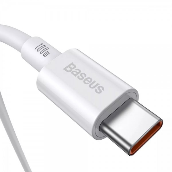 Кабель Baseus Superior Series Fast Charging Type-C to Type-C PD 100W 1м (Білий)