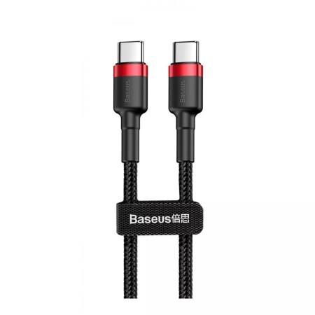 Кабель Baseus Cafule Type-C to Type-C PD 2.0 60W 2m (Black)