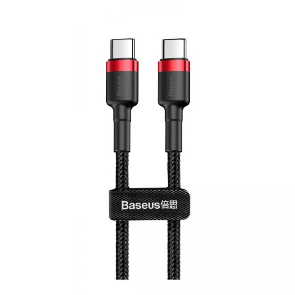 Кабель Baseus Cafule Type-C to Type-C PD 2.0 60W 2m (Black)
