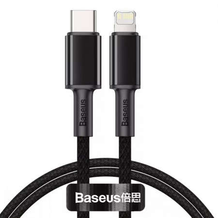 Кабель Baseus High Density Braided Type-C to Lightning PD 20W 2 м (Black)