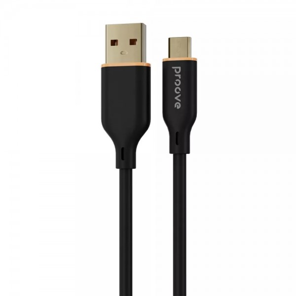 Type-C-кабель Proove Jelly Silicone 2.4А 1м (Black)