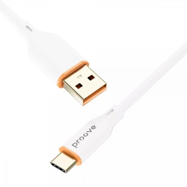 Type-C-кабель Proove Jelly Silicone 2.4А 1м (White)