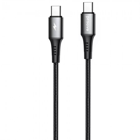 Type-C-кабель Proove WireX 60W 2 м (Black)