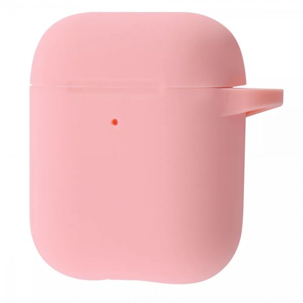 Чохол Silicone Case для AirPods 2 with Carbine (Pink)