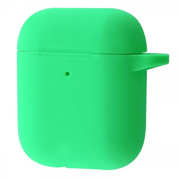 Чохол Silicone Case для AirPods 2 with Carbine (Green)