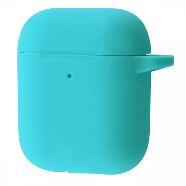 Чохол Silicone Case для AirPods 2 with Carbine (Turquoise)