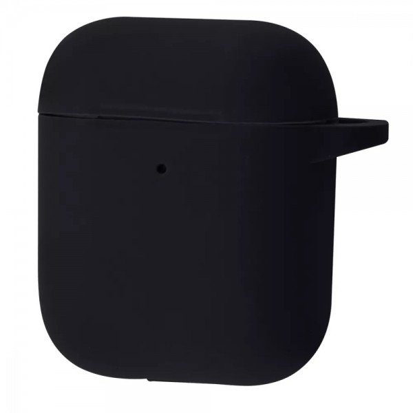 Чохол Silicone Case для AirPods 2 with Carbine (Black)