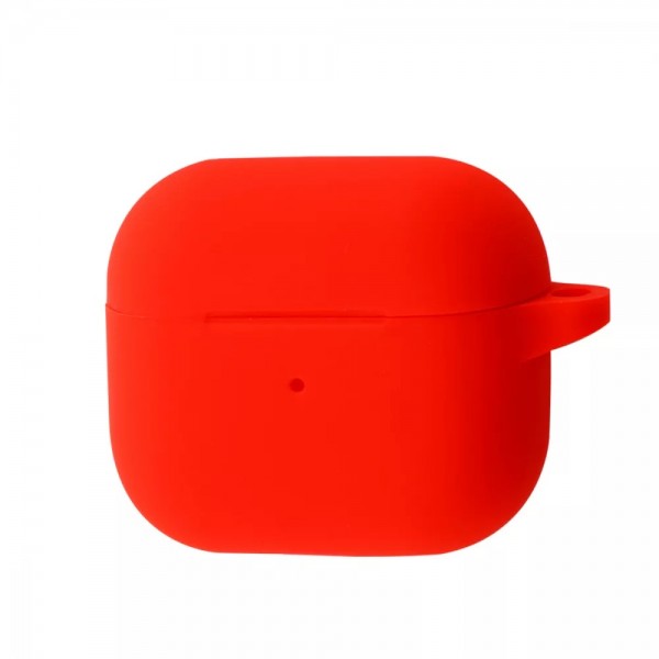 Чехол Silicone Case для AirPods 3 with Carbine (Red)