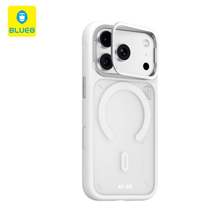 Чохол Blueo для iPhone 17 Pro Max Frosted Heat Dissipation Anti-Slip Stand Magnetic Series (White)