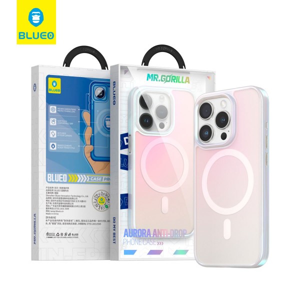 Чохол Blueo Aurora Anti-Drop Case with Magsafe для iPhone 15 Pro Max (White)