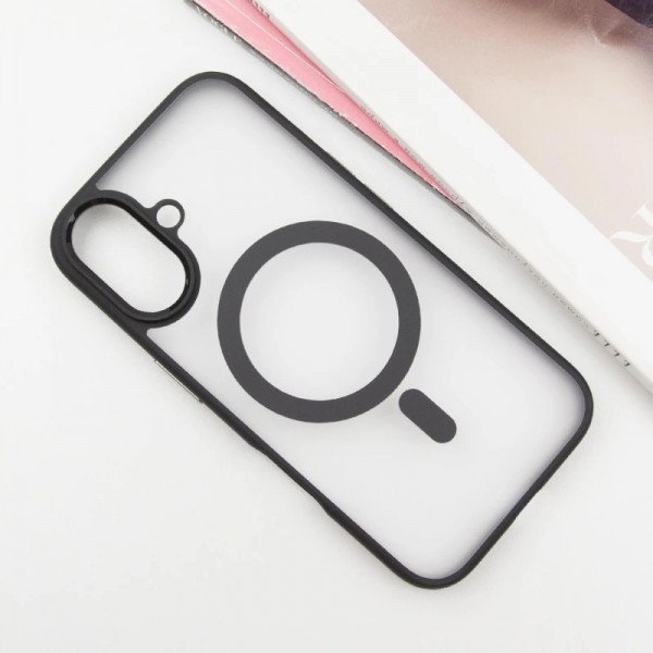 Чохол Blueo Skin Friendly Frosted with Magnetic Safe для iPhone 16 (Black)