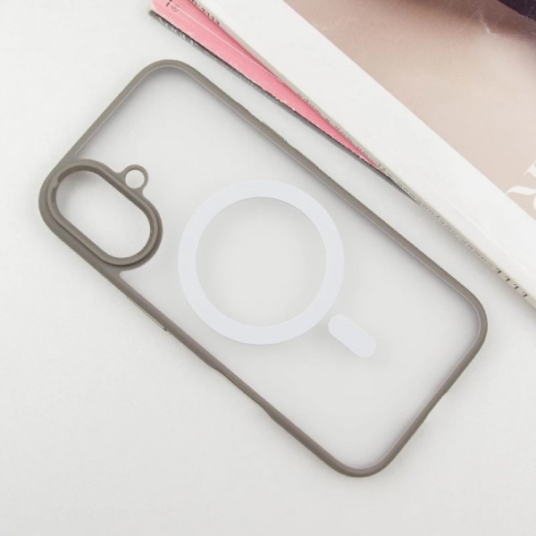 Чохол Blueo Skin Friendly Frosted with Magnetic Safe для iPhone 16 (Gray)