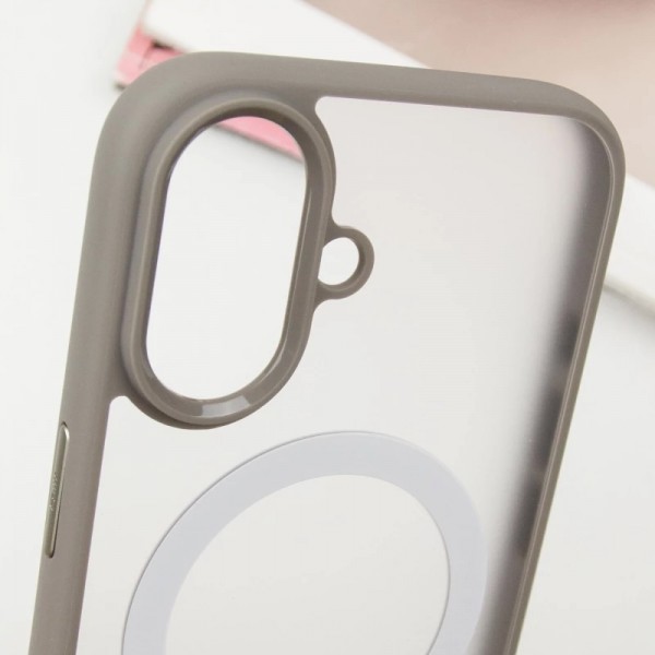 Чохол Blueo Skin Friendly Frosted with Magnetic Safe для iPhone 16 (Gray)
