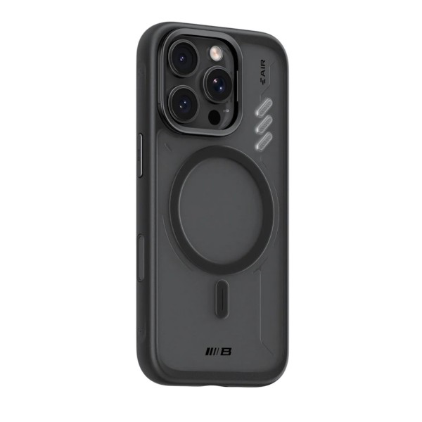 Чохол Blueo для iPhone 16 Pro Max Frosted Heat Dissipation Anti-Slip Stand Magnetic Series (Black)