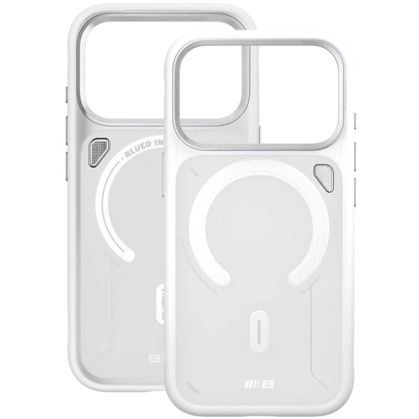 Чохол Blueo для iPhone 17 Pro  Frosted Heat Dissipation Anti-Slip Stand Magnetic Series (White)