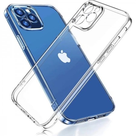 Силіконовий чохол Baseus Simple Case Full Camera для iPhone 12 Pro (Прозорий)