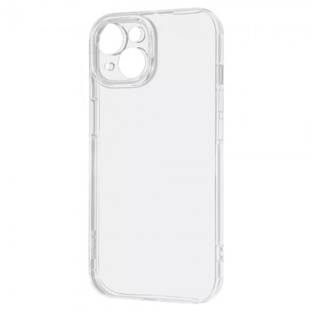 Силіконовий чохол Baseus Simple Case Full Camera для iPhone 15 (Прозорий)