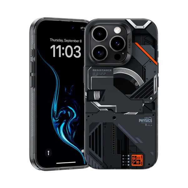Чехол Benks Magnetic Mecha Phone Case для iPhone 16 Pro Max (Black)